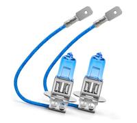 SOFOC H3 Ampoule PK22S 24V 100W Blanc Froid 6000K Phares 1500Lm +30% Luminosité Feu de Jour Route/Croisement Feu Auxiliaire Halogène 2Pcs