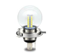 SOFOC H4 Ampoule LED 9003/HB2 Phare Jaune 6V 12V 24V Compatible 6-30V CA/CC 2W G40 Conception 1:1 Avec La Lampe Halogène D'Origine 1 Pièce