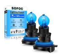SOFOC HP24W Ampoule 12V Feux de Jour Blanc DRL Feux de Position Phare Pour Modèles C5 24W Ampoule PG20-1 Non Polarisée 2Pcs
