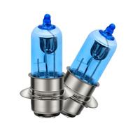 SOFOC-P15D-25-1 H6M Ampoule pour phares de motos et quads Lampe code/plein phare culot double contact 12V 25W Blanc 2Pcs