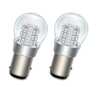 SOFOC P21/5W 1157 BAY15D Ampoule LED 48V DC Rouge Pour Bateau Moto Électrique etc. Feu Stop/Rouge Arrière Feu Arrière Anti-Brouillard Feux de Position 3014 39SMD 1000Lm Plus Brillant 2Pcs