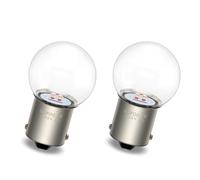 SOFOC P21W 1156 BA15S G25 Ampoule Rouge Feu Stop LED 6V 12V 24V Compatible avec 6-30V AC/DC 4SMD Feux Arrière/Feux de Brouillard Arrière 2Pcs