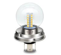 SOFOC P45T Ampoule LED R2 Pour Phare De Moto/Voiture Blanc Chaud 6V 12V 24V Compatible 6-30V CA/CC 2W G40 Conception 1:1 Avec La Lampe Halogène D'Origine 1 Pièce