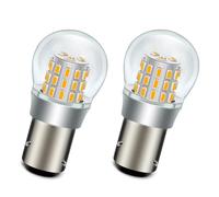 SOFOC PR21/5W BAW15D Ampoule LED 6V 12V DC Ambré/Jaune Clignotant Pour Automobile RV Camping-Car Bateau etc. 3014 39SMD 1000Lm Plus Brillant 2Pcs