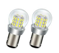 SOFOC PR21/5W BAW15D Ampoule LED 6V 12V DC Blanc Feu de Recul Diurne Lumière Plafond Pour Automobile RV Camping-Car Bateau etc. 3014 39SMD 1000Lm Plus Brillant 2Pcs