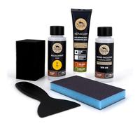 SOFOLK DEPUIS 1989 Kit Rénovation Cuir 21 Couleurs : Réparation + Peinture Cuir + Vernis pour Volant ou retouche de siège Auto, Chaise, sellerie, Blouson, Veste, Chaussure, etc (19-Jaune)