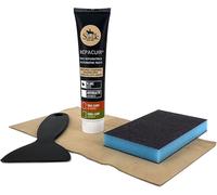 Sofolk - Kit Réparation Tous Types De Cuir - Pâte Réparatrice Répacuir 20 Gr + 1 Pièce De Cuir 10 X 20 Cm + 1 Feuille De Papier Abrasif - Pour Cuir Usé, Griffures, Coupures, Craquelures[Z441]