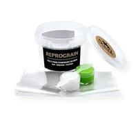 SOFOLK REPROGRAIN - Pâte de Reproduction du Grain Cuir & Similicuir - Création d’Empreinte Texture pour Réparation Siège de Voitures, Canapé, Sellerie - Matrice Haute Précision