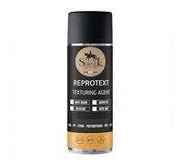 SOFOLK REPROTEX - Texturant Plastique et Restructurant Surface - Finition Grainée Réaliste pour Réparation Tableau de Bord, Pare-Chocs et Intérieurs Auto (NOIR MAT - RAL 9005, GRAIN EPAIS)