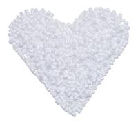 SOFPALTE 1000Pcs Perles de Fer Blanches 5mm Perles à Repasser en Vrac avec Trou de 3mm Recharges de Stockage en Plastique pour Bricolage Artisanat Décoration Faite à la Main Cadeaux d'anniversaire de