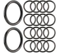 SOFPLATE 1 boîte de 20 Anneaux Métalliques Fermés en Métal Anneaux de Jonction en Métal Bronze 20mm Rond Petit Suspendu Macramé Anneau de Liaison Robuste Boucle pour Sac à Main Sacs Laisses pour Chie