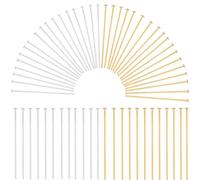 SOFPLATE 1 boîte de 600 épingles à Bijoux en Argent à Tête Plate en Vrac en Laiton pour la Fabrication de Bijoux Boucles d'oreilles Bracelets Accessoires Fournitures de Loisirs Créatifs