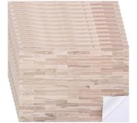 SOFPLATE 12 Feuille de Mini Revêtement de Sol Autocollant en PVC | Feuilles Décoratives Autocollantes Brown pour Murs et Sols Idéales pour la Création de Mini Scènes de Maquettes et de Projets