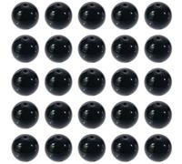 SOFPLATE 2 brin D'Environ 96 perles D'Onyx Noir de 8mm Petites Perles D'Espacement Rondes Lisses Naturelles Pierres Précieuses Polies pour la Fabrication de Bijoux Bracelets Colliers Décoration Artisa