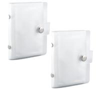 SOFPLATE 2 Mini Album Photo Transparent à 36 Pochettes Pochette Portefeuille en PVC pour Photos de 3pouce Souvenirs Cartes Photo Appareils Photo Numériques à Impression Instantanée