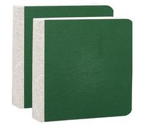 SOFPLATE 2Pcs 8 X 8cm Mini Carnet Dessin Petit Carnet de Voyage Petit Carnet Papier Vert Vierge Carré Portable Journal de Voyage Art Pad Carnets de Croquis pour Peinture Voyageur Étudiant Excursion