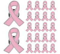 SOFPLATE 30 broche en Ruban Rose en Vrac en Alliage D'Argent et Émail pour Femmes pour la Sensibilisation au Cancer du Sein pour la Collecte de Fonds les Événements Caritatifs Publics les Campagnes le