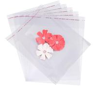 SOFPLATE 400 sachet Transparent Auto Scellant de 7 9 x 6 3cm pour Biscuits Bonbons Friandises Pochette Cadeau en Cellophane OPP pour Mariage Anniversaire Fête Emballage de Bijoux Donuts Popcorn Chocol