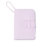 SOFPLATE Album Photo Instax Mini 32 Pochette Rose Polaroid en Similicuir Rectangulaire 2 x 312cm Lavande Blush Portefeuille pour Mini 11 40 7 90+ Evo Photos Porte Cartes Photo