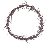 SOFPLATE Couronne D'Épines de Accessoire de Tête pour Costume D'Halloween | Décoration de Sapin de Noël en Forme D'Épine Naturelle Brune Représentant la Passion du Christ Idéale pour L'Église le Carême