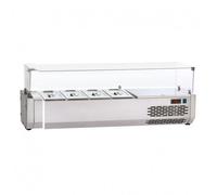 SOFRACA Vitrine Réfrigérée pour Table à Pizza - 4 à 9 GN 1/4
