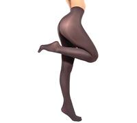 sofsy Collant Femme en Microfibre Opaque - Collant Femme Indéchirable de 40 deniers Chocolate Chocolat - Large