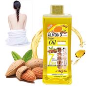 Soft 7 Turmeric Oil, Veetgold Body Oil, 300ml Body Corrector Vitamin C Oil, Veetgold Body Oil 7 Days, Body Wash For Moisturizer & Correct Uneven Skin Tone (Almond)
