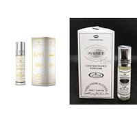 Soft & Avenue Concentrated Perfume Oil Pack of 2 | Long-Lasting Alcohol-Free Attar for Men & Women | 6ml Each Roll-On