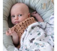 Soft Baby Pillow,100% Organic Cotton,Nursing Pillow,U-Shaped Cushion,Soft,Hypoallergenic,Breathable,Made In Spain. (Rainbow)