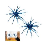 Soft Bait Lot de 10 leurres de pêche flottants en caoutchouc pour Ned-Rig Montage truite Perche Silicone TPR robuste, sel et arôme imprégné, mouvement naturel, noir doré pailleté, Prof