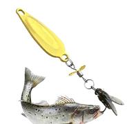 | Soft Bass Lures with Rotating Tail - Realistic Swimbait Fly Fishing Equipment for Sea Kayak River Ice Freshwater Saltwater Enthusiasts Men Angler Beginners Crappie