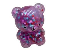 Soft Bear Stress Toy, Sensory Fidget Balls, Mini Size Squeeze Toys with Gel Feel, Elastic Pectin Sensory Toys, Relief Toy with Cute Style, Kids Adults Plaything for Classroom Travel