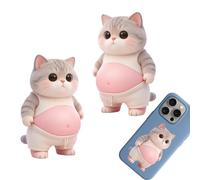 Soft Belly Sticker, Soft Animal Decal, 3d Silicone Cute Fidgets with Texture, Fun Squeeze Sensory Toy, Tactile Pliable Ornament for Gear, Versatile School Reward Decoration Student Notebook Cover