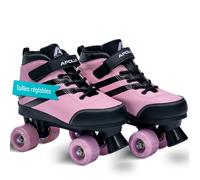 Soft Boots patins à roulettes enfants filles disco - pointure réglable - Pink Revolution