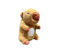 Soft Breathing Animal, Plush Capybara Toy, 11.81 inches, Projection Light, Bedtime Soother, Gentle Companion, Bedroom Decor, Student Gift, Boys Present, for Girls Toy, Teen Room, Adult Relaxation