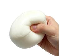 Soft Cake Toy, Slow Rebound Stress Ball, 3.93x3.93x1.57in Squeeze Toy with Moist Foam Texture, Elastic PU Material Fidget, Cute Dessert Style Design, Stress Toys for Classroom Home Use