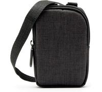 Soft Camera Case and Instant Print Printer Bag with Photo Paper Pocket, Zipper and Shoulder Strap - Black