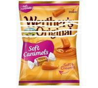Soft Caramel - 1 sac - Bonbons au caramel enrobés du caramel et du crème - 180g - Bonbons Allemagne compatible avec Werther's Original