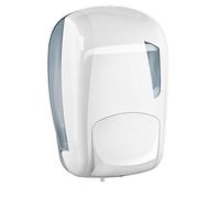 Soft Care Distributeur de Savon et désinfectant Rechargeable en Plastique ABS Blanc 1 l