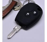Soft Case Housse de Protection pour Les clés de Voiture Sandero Dokker PLUMEAU Renault Clio TWINGO Logo Lodgy 2 Bouton/Couleur Noir