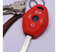 Soft Case Housse de Protection Voiture Clé Série 3 X5 E46 E83 E53 Z8 X3 E52 Série 5 E61 E85 E86 1998 Z4 / Couleur Rouge