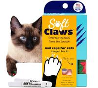 Soft Claws Grand chat rose et vert