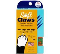 Soft Claws Grand chien vert et orange