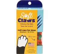 Soft Claws Lot de couleurs de vacances canines - Rouge et vert - Taille M