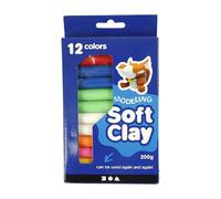 Soft Clay Set With Various Colors, 200gr.