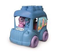 Clementoni Jouet bébé Soft Clemmy Bus Disney Stitch – 6 cubes souples, Stitch & Angel, 6 mois