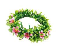 Soft Cloth Flower Headbands Hair Wreath with Realistic Blossom in 4 Colors for Beach Photography Props Soft Fabric Flower Crowns Women Girls