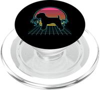 Soft Coated Wheaten Terrier Vintage Vaporwave Aesthetic Dog PopSockets PopGrip pour MagSafe
