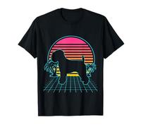 Soft Coated Wheaten Terrier Vintage Vaporwave Aesthetic Dog T-Shirt