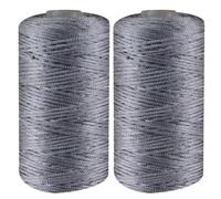Soft Cord Nylon Yarn, 2Pcs Ice Linen Silk Hand Knitting Light Body Yarn